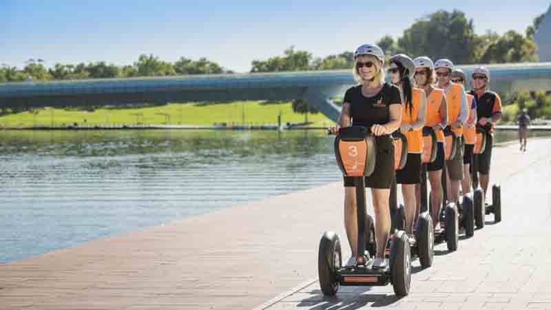 Our Segway’s are literally two tyred for fun! Take in the sights of Adelaide’s iconic Riverbank Precinct with the friendly team from Segway Sensation SA!